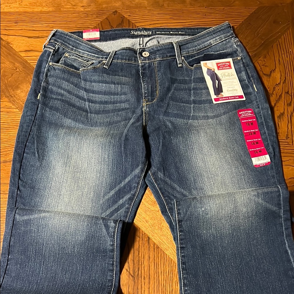 Signature by Levi Strauss Blue Boot Cut Jeans